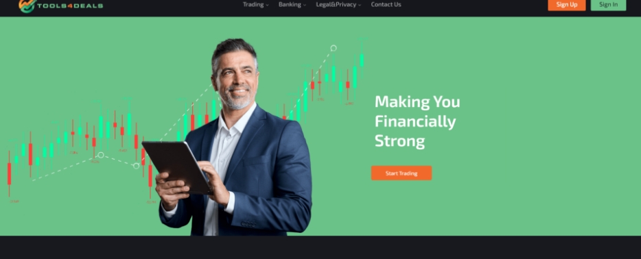 a website screenshot